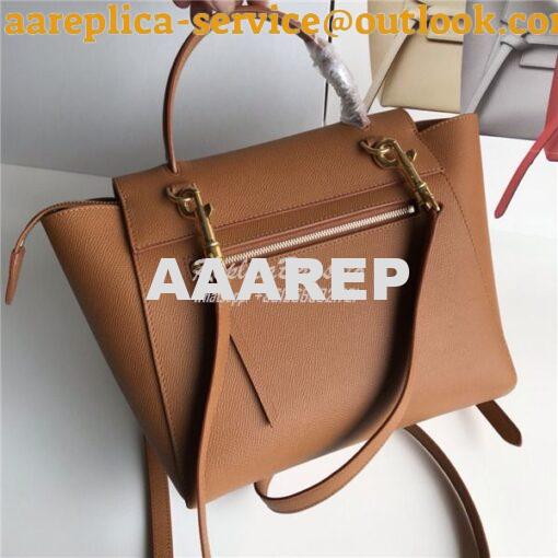 Replica Celine Belt Bag In Brown Grained Calfskin 2 sizes 5