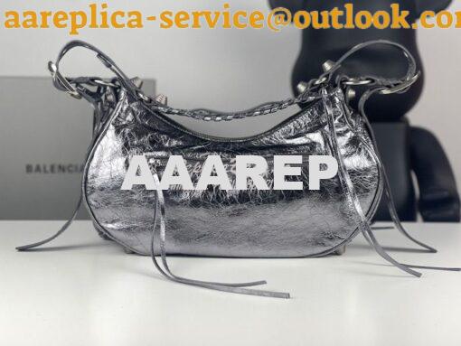 Replica Balenciaga Le Cagole XS S Shoulder Bag in Lambskin Metallic Si 11