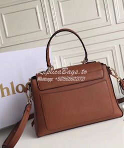 Replica Chloe Faye Day Double Carry Bag Tan