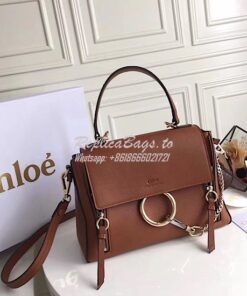 Replica Chloe Faye Day Double Carry Bag Tan 2