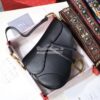 Replica Dior Saddle Bag in Calfskin Black