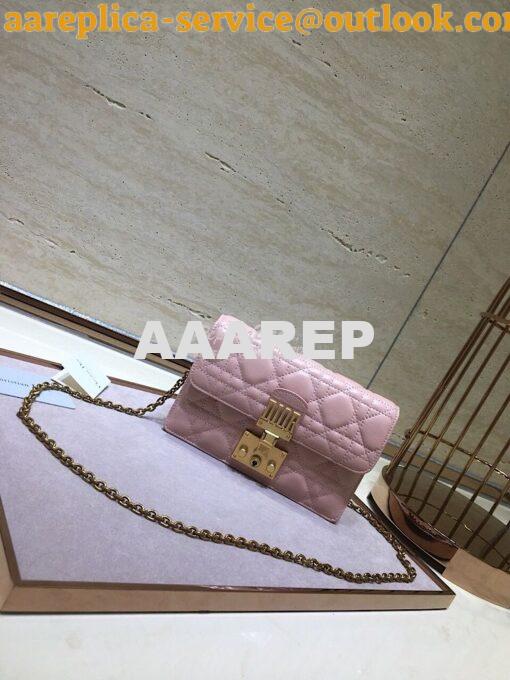 Replica Dior Dioraddict Wallet On Chain Cutch Pink