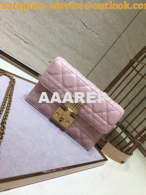 Replica Dior Dioraddict Wallet On Chain Cutch Pink 2