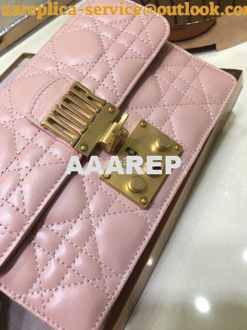 Replica Dior Dioraddict Wallet On Chain Cutch Pink 4