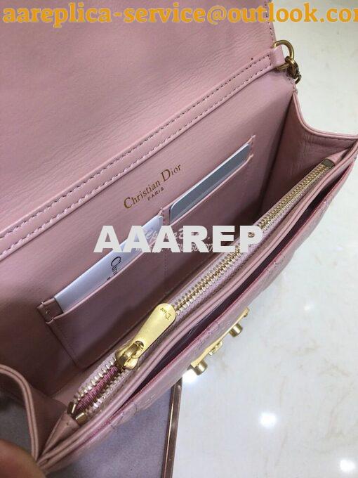 Replica Dior Dioraddict Wallet On Chain Cutch Pink 5