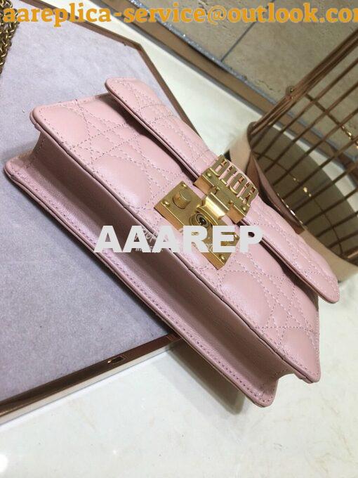 Replica Dior Dioraddict Wallet On Chain Cutch Pink 7