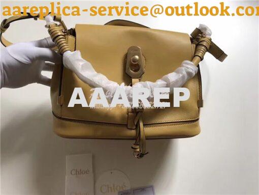 Replica Chloe Owen Bag with Flap 3S1311 in yellow leather