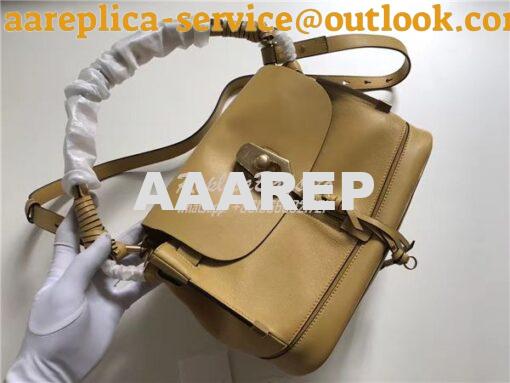 Replica Chloe Owen Bag with Flap 3S1311 in yellow leather 2