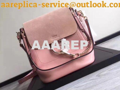 Replica Chloe Faye Backpack Pink 3