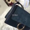 Replica Chloe Faye Small shoulder bag in Suede and Smooth Calfskin car 7