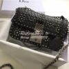 Replica Dior J'ADIOR Flap Bag With Silver Chain in studded red calfski 11