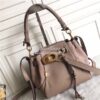 Replica Chloe Small Owen bucket bag in brown smooth & suede calfskin 11