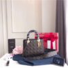 Replica Dior Diorama Wallet On Chain WOC Pouch in black Studded Lambsk 14