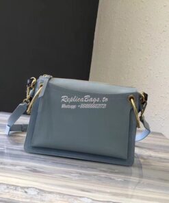 Replica Chloe Roy Bag Airy Grey in Suede & Smooth Calfskin