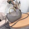 Replica Chloe Pixie medium brown leather and suede shoulder bag 11