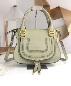 Replica Chloe Marcie Medium Satchel Bag Matcha