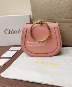 Replica Chloe Nile Bracelet Bag Pink