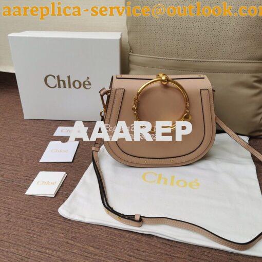 Replica Chloe Nile Bracelet Bag Biscotti Beige