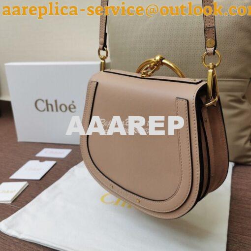 Replica Chloe Nile Bracelet Bag Biscotti Beige 2