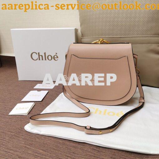 Replica Chloe Nile Bracelet Bag Biscotti Beige 5