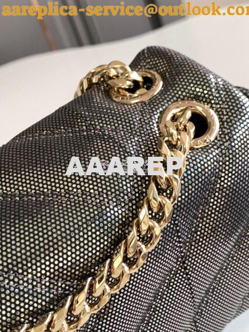 Replica Bvlgari Serpenti Cabochon Small Shoulder Bag 287993 Onyx Metal 5