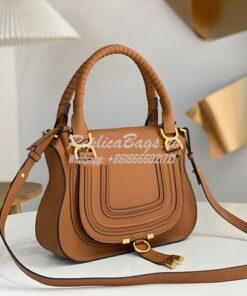 Replica Chloe Marcie Medium Satchel Bag Caramel 2