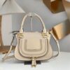 Replica Chloe Drew Shoulder Bag in Grained Lambskin Brown 11