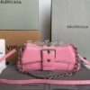 Replica Balenciaga Lindsay Small Shoulder Bag With Strap 7011412 Green 13