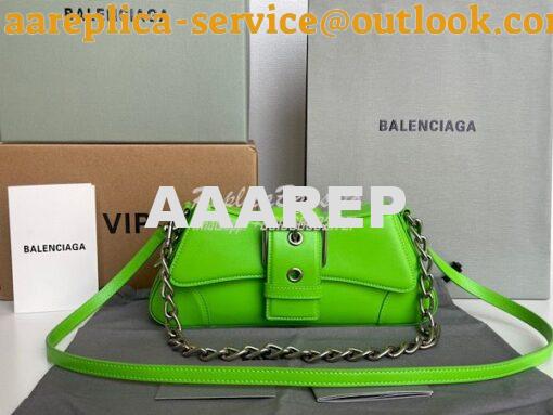 Replica Balenciaga Lindsay Small Shoulder Bag With Strap 7011412 Green