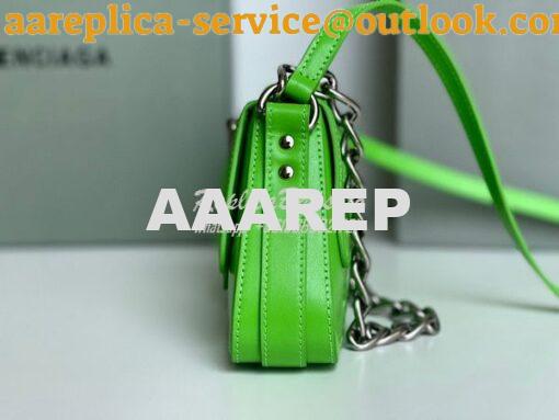 Replica Balenciaga Lindsay Small Shoulder Bag With Strap 7011412 Green 5