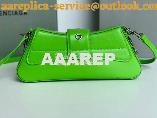 Replica Balenciaga Lindsay Small Shoulder Bag With Strap 7011412 Green 10