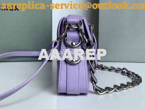 Replica Balenciaga Lindsay Small Shoulder Bag With Strap 7011412 Lilac 6