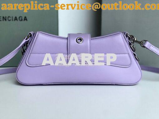 Replica Balenciaga Lindsay Small Shoulder Bag With Strap 7011412 Lilac 7