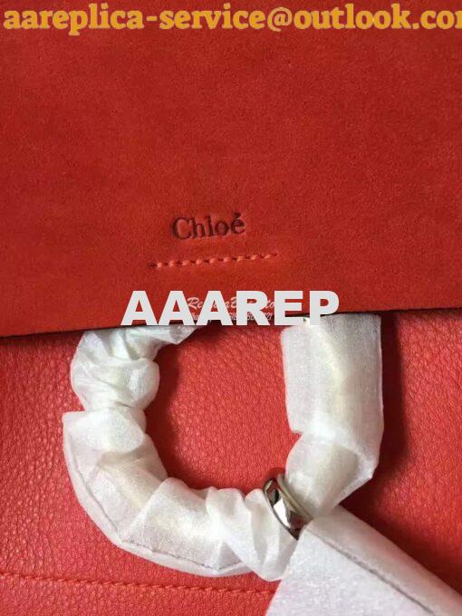 Replica Chloe Faye Backpack Red 4