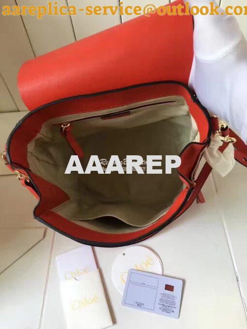 Replica Chloe Faye Backpack Red 6