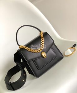 Replica Bvlgari Serpenti Forever  Small Maxi Chain Top-handle Bag In B 2