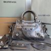 Replica Balenciaga Neo Cagole XS Handbag in Neon Yellow Arena Lambskin 14