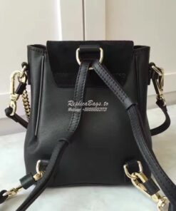 Replica Chloe Faye Backpack Black 2