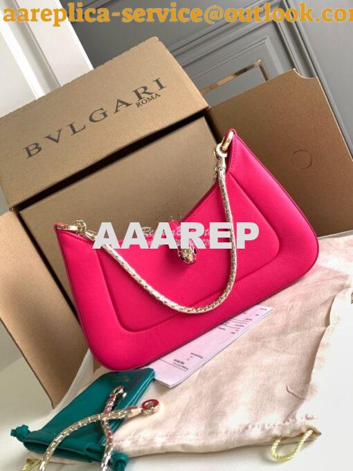 Replica Bvlgari Serpenti Baia Small Shoulder Bag Metropolitan calfskin 2