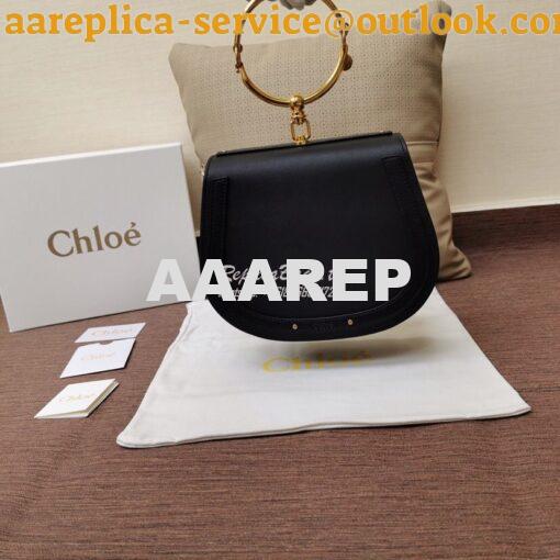 Replica Chloe Nile Bracelet Bag Black 2