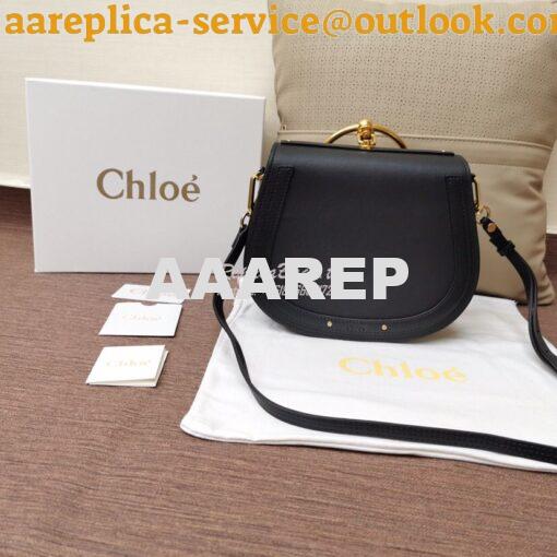 Replica Chloe Nile Bracelet Bag Black 3