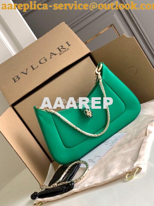 Replica Bvlgari Serpenti Baia Small Shoulder Bag Metropolitan calfskin