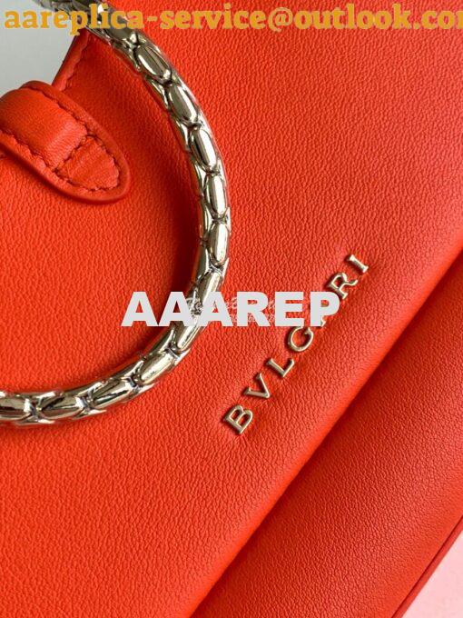 Replica Bvlgari Serpenti Baia Small Shoulder Bag Metropolitan calfskin 3