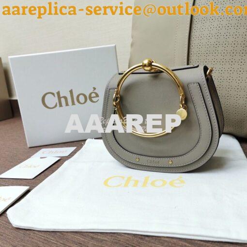 Replica Chloe Nile Bracelet Bag Grey