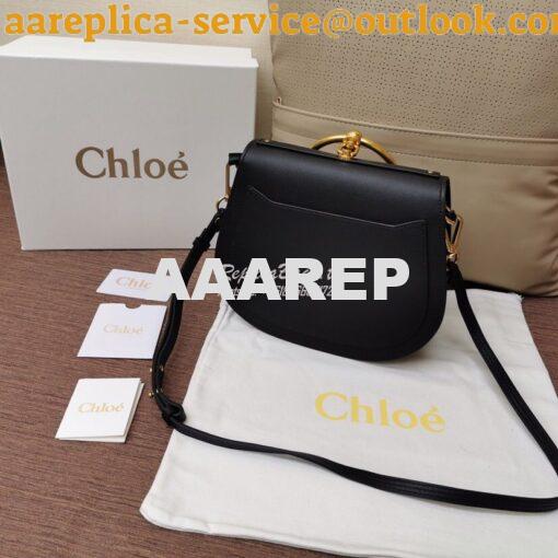 Replica Chloe Nile Bracelet Bag Black 5