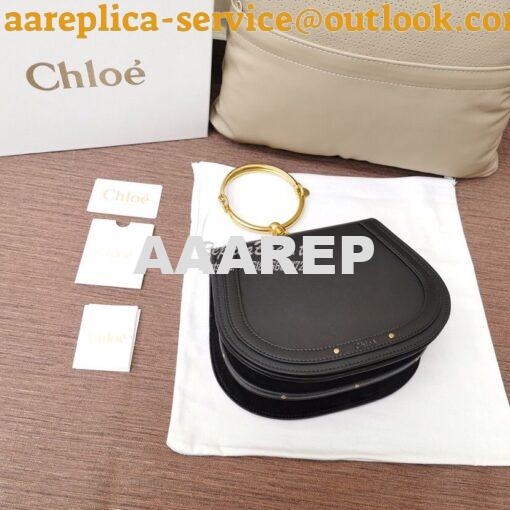 Replica Chloe Nile Bracelet Bag Black 7