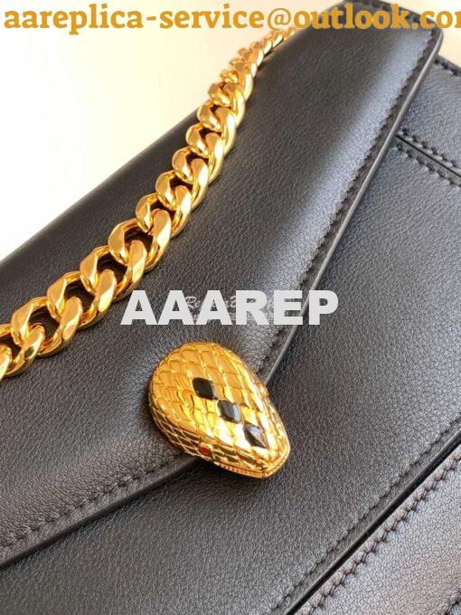 Replica Bvlgari Serpenti East-west Maxi Chain Medium Shoulder Bag Metr 3