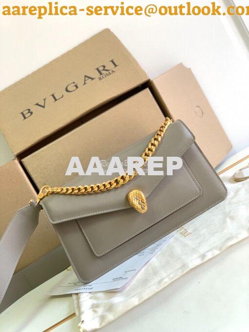 Replica Bvlgari Serpenti East-west Maxi Chain Medium Shoulder Bag Metr 2