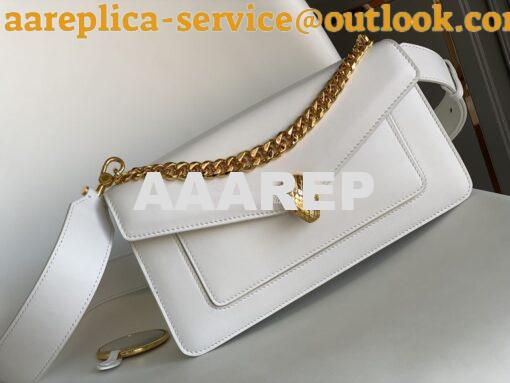 Replica Bvlgari Serpenti East-west Maxi Chain Medium Shoulder Bag Metr