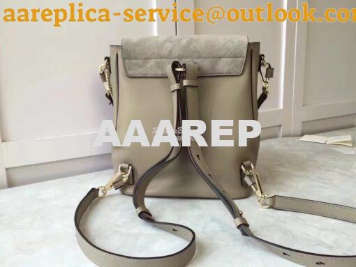 Replica Chloe Faye Backpack Grey 8